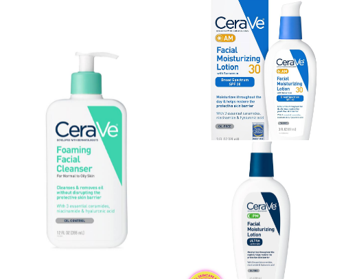 Skincare Products cover photo collage