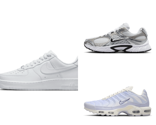From streetwear staples to performance kicks — find the perfect pair for every step. cover photo collage