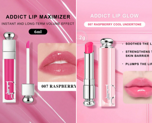 LIPS BY DIOR cover photo collage