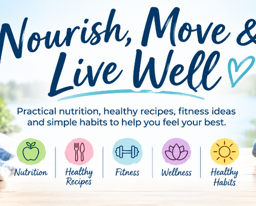 🥇 Nourish, Move & Live Well cover photo collage