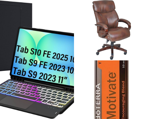 The work-from-home office setup that powers my two businesses cover photo collage