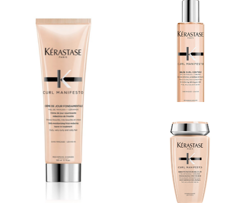 Curly Magic products cover photo collage