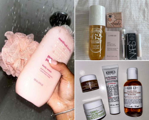 Beauty Products cover photo collage