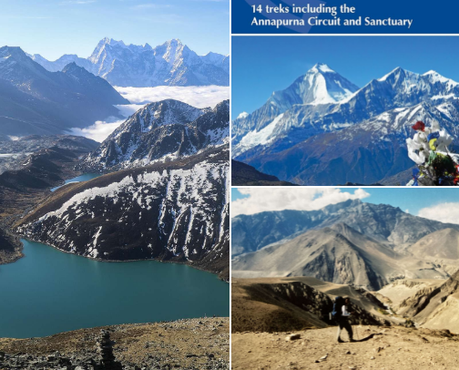Trekking in Nepal cover photo collage