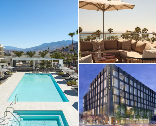 palm springs+LA. cover photo collage