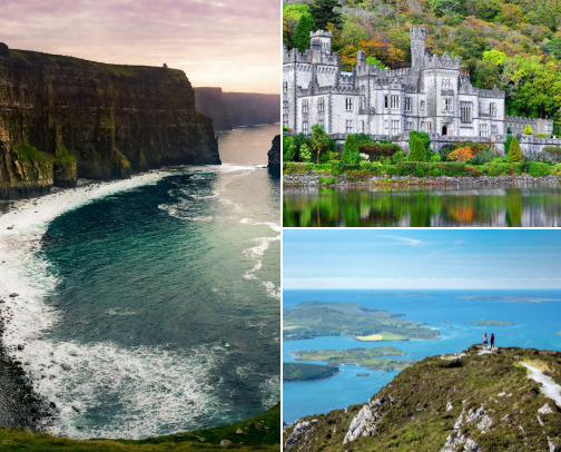 Best sightseeing spots in Ireland cover photo collage