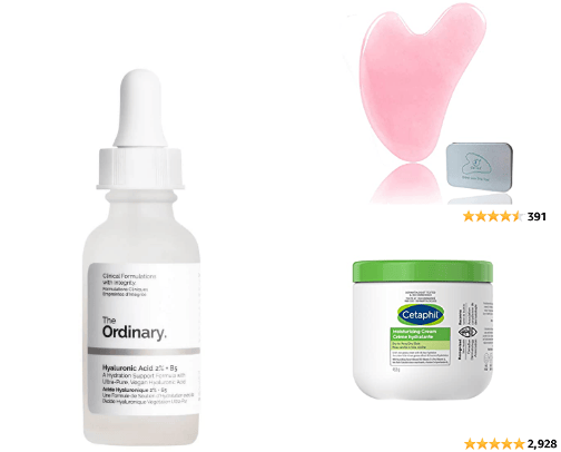 Step by step skincare routine cover photo collage