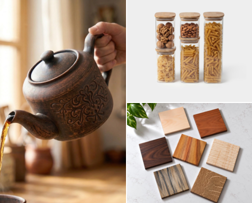 Simple Kitchen: Warm & Useful Picks for Daily Meals cover photo collage