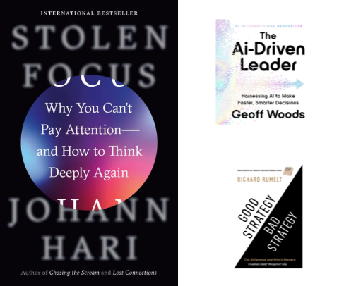 Books for Leaders and Managers - Amazing Reads! cover photo collage