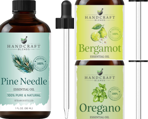 Essential oils cover photo collage