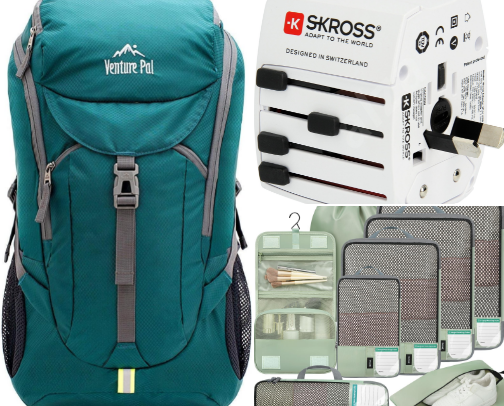 Travel Essentials for International Trips cover photo collage