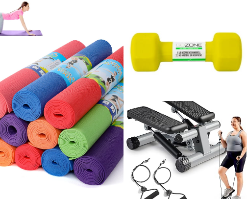 Weight loss & workouts cover photo collage