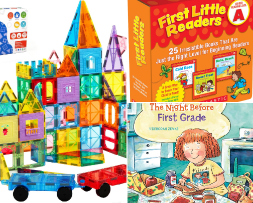 Items I use for centers in my classroom. cover photo collage