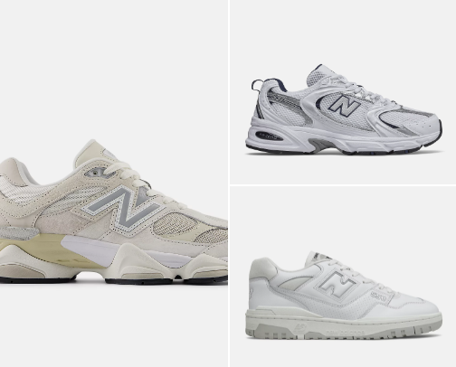 New Balance cover photo collage