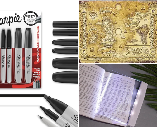 Bookish Items cover photo collage