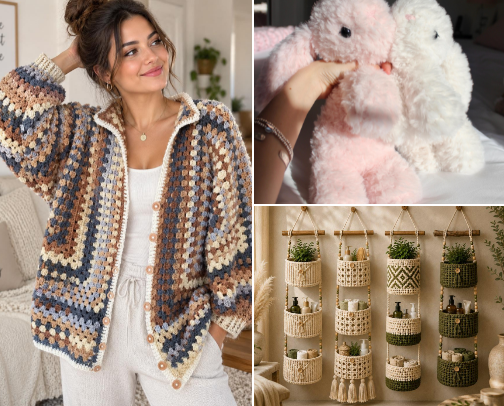 Cute & Beginner-Friendly Crochet PDF Patterns for Your Next Project cover photo collage