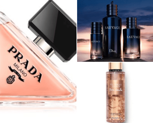 Parfumes cover photo collage