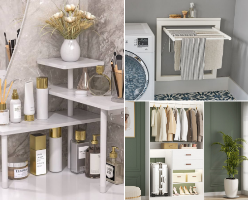 Genius Small Space Organization Hacks You Need cover photo collage