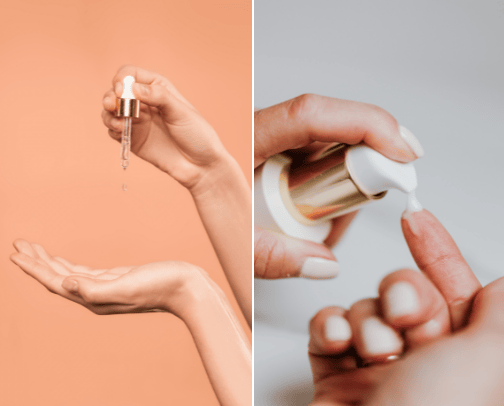 Skincare cover photo collage