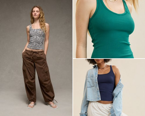 Don’t Sleep on These American Eagle Finds 👀 My Current Favorites cover photo collage