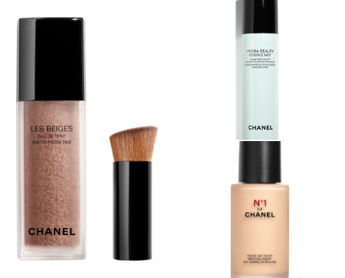 Chanel Beauté cover photo collage