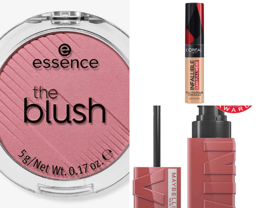 makeup essentials (affordable) cover photo collage