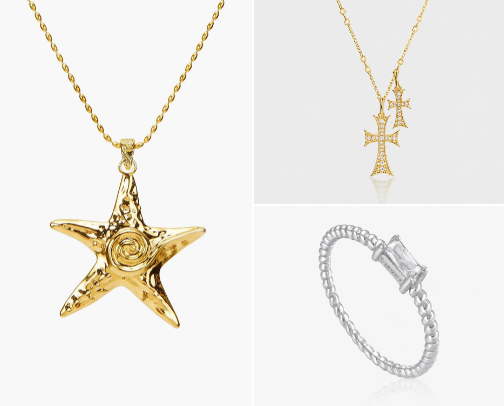 UNPARALLELED jewellery recommendations  ⟡ ݁˖໒꒱ cover photo collage