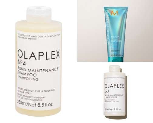 Hair care for hard water / damaged hair cover photo collage