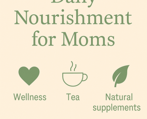 🌿 Daily Nourishment for the Overwhelmed Mama cover photo collage