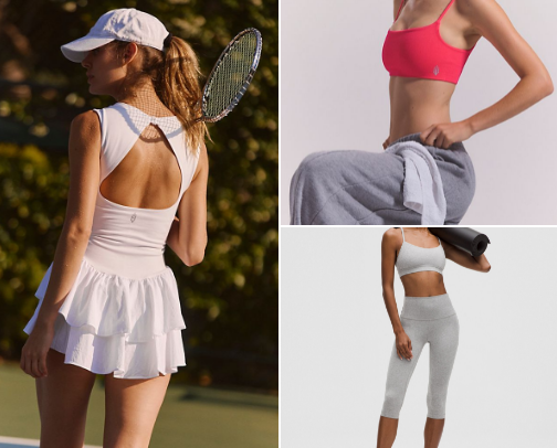 Workout gear cover photo collage