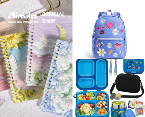 Aesthetic & Viral Back-to-School Essentials cover photo collage