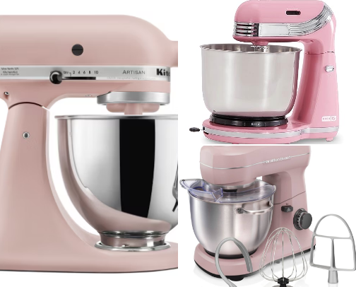 Pink Stand Mixers for Your Kitchen cover photo collage