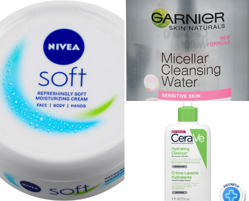 skin care cover photo collage