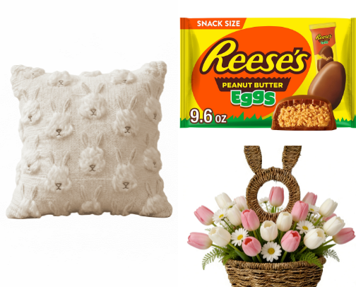 Early Easter decor
(Walmart edition)🎊🪺🎁🎉 cover photo collage