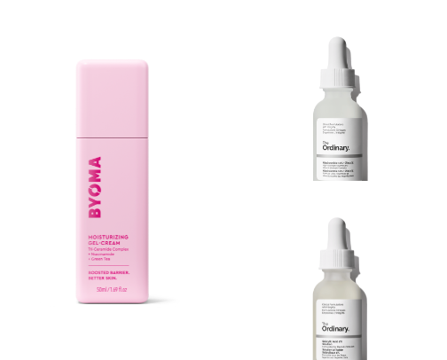 My fav skincare products🫧 cover photo collage