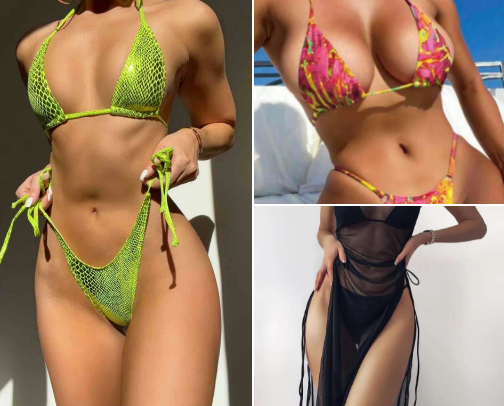 beach wear cover photo collage