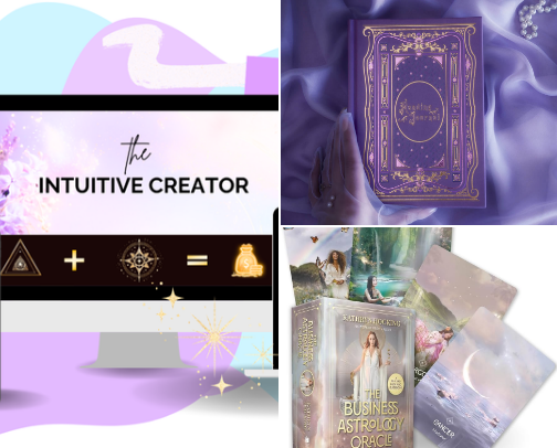 🔮💸Intuitive Creator's Starter Pack🌙💰 cover photo collage