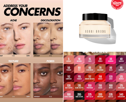 My favorite beauty recs cover photo collage