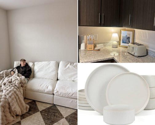 cozy  home essentials ☕️ cover photo collage