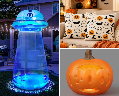 Target Hallowen Decoration cover photo collage