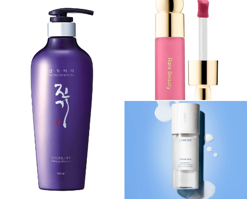 Skincare & Haircare cover photo collage