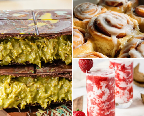 Foods Worth the Hype - Viral Snacks, Desserts & Drinks cover photo collage
