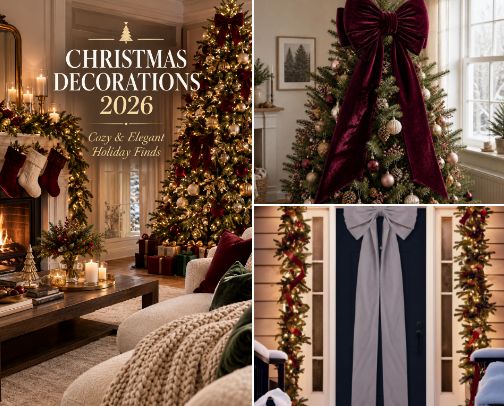 🎄 Christmas 2026 — Cozy, Elegant & Trending Finds cover photo collage