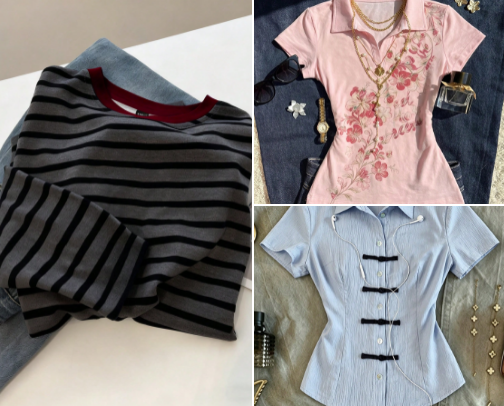 Shirts&tops cover photo collage