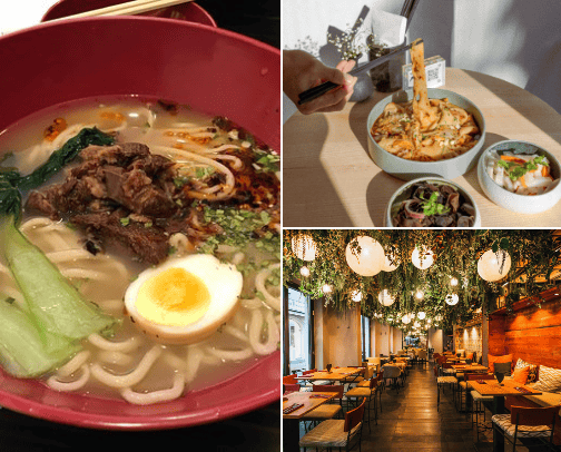 Nina's favorite food spots🍔 cover photo collage