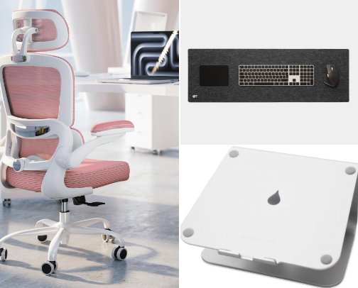 ✨My Cozy Corner: The Ultimate Aesthetic & Productive Desk Setup✨ cover photo collage