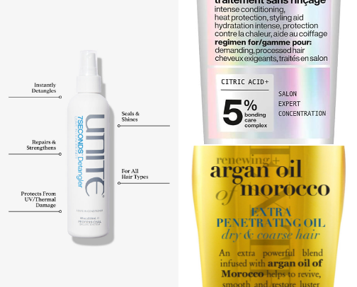 My all time favorite hair products for my wavy thin high porosity hair cover photo collage