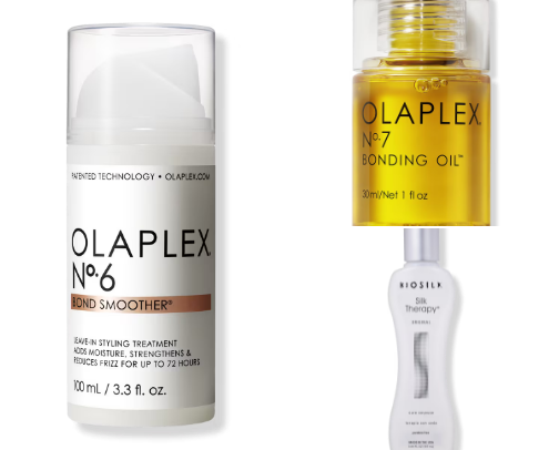hair products cover photo collage