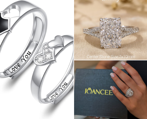 Affordable jewelry cover photo collage