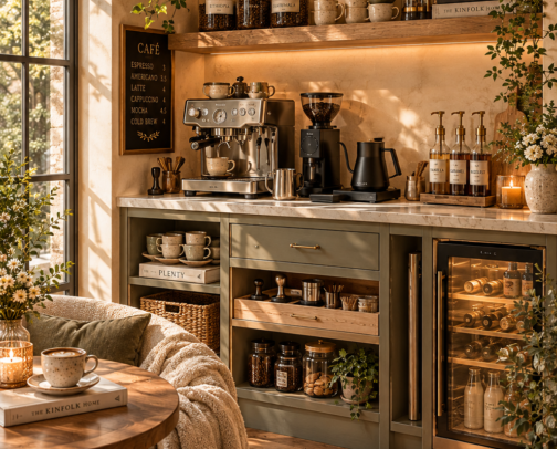 My Dream Coffee Corner | Everything I'd Choose for a Cozy Home Coffee Bar cover photo collage